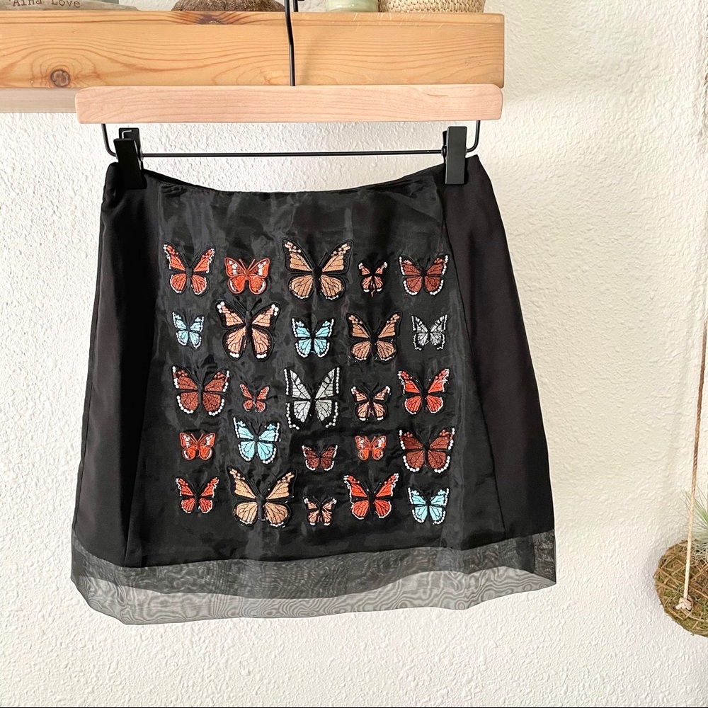 Topshop butterfly skirt
